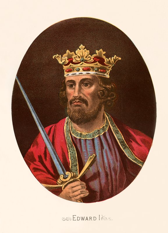 Koning Edward I door English School