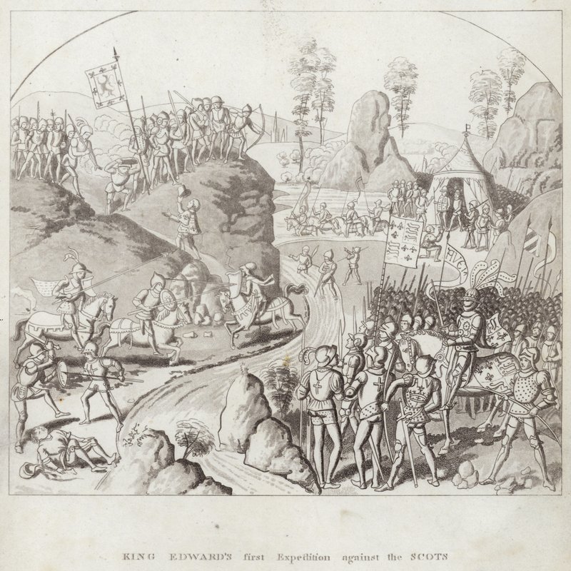 Eerste Expeditie van Koning Edward tegen de Schotten door English School