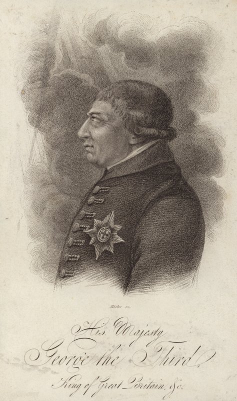 Koning George III van Groot-Brittannië en Ierland door English School