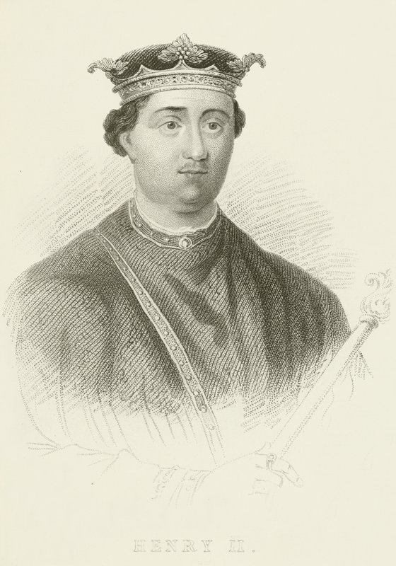 Koning Hendrik II door English School