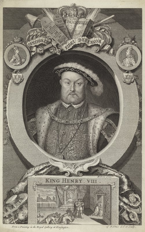 Koning Hendrik VIII van Engeland door English School