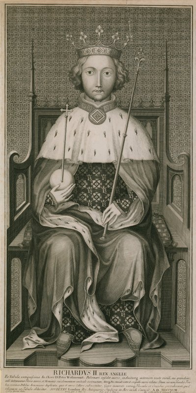 Koning Richard II, Westminster Abbey, Londen door English School