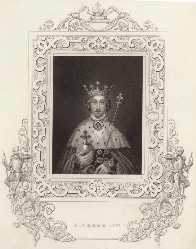 Koning Richard II van Engeland door English School