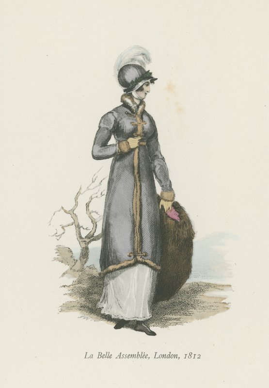 La Belle Assemblee, Londen, 1812 door English School