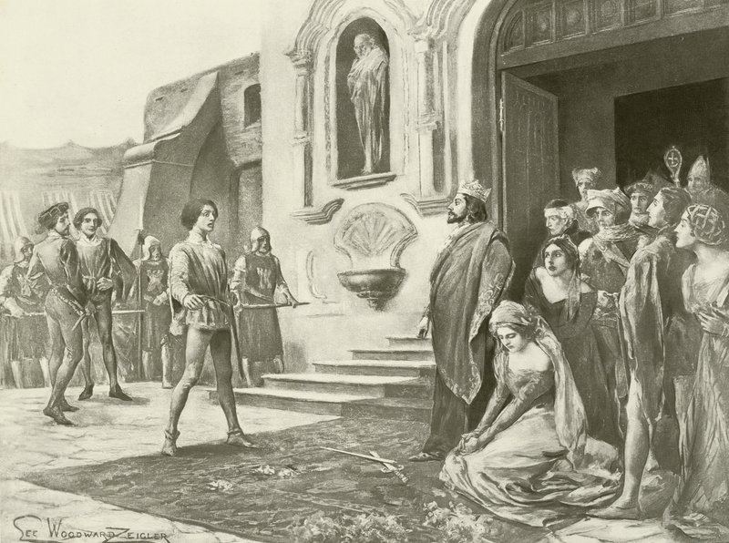 La Favorita, Acte III scène xii (gravure) door English School
