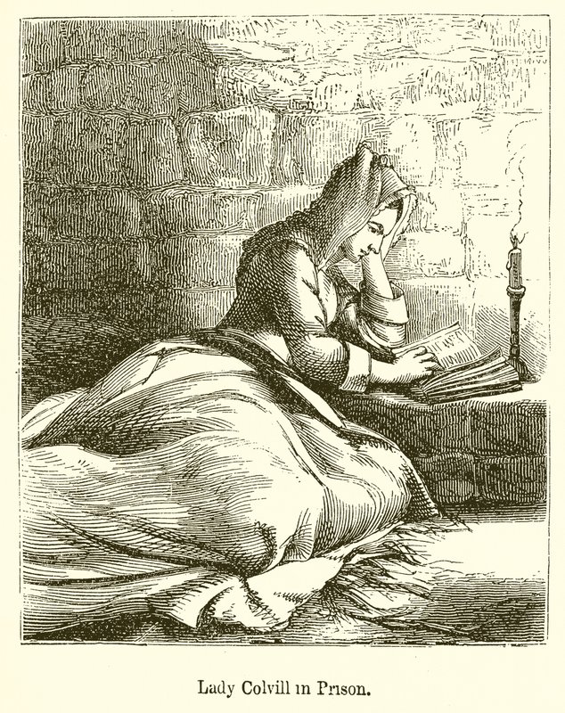 Lady Colvill in de gevangenis door English School