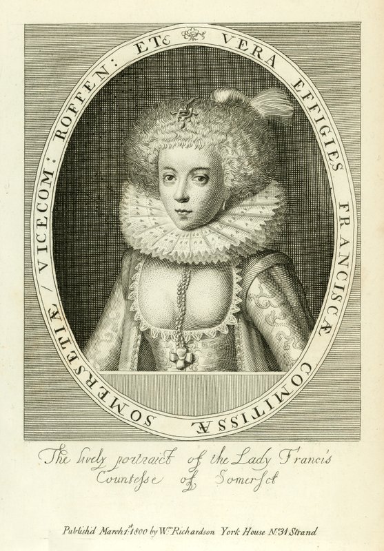 Lady Francis, Gravin van Somerset door English School
