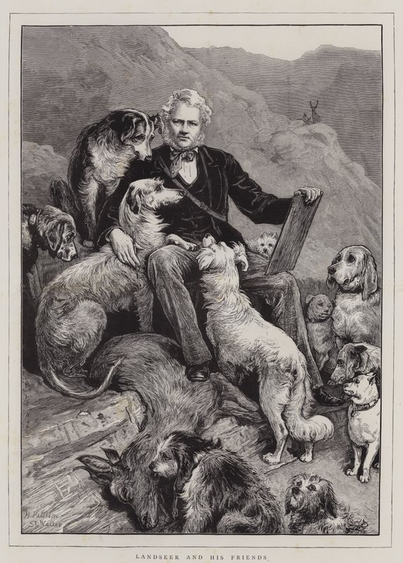 Landseer en zijn Vrienden door English School