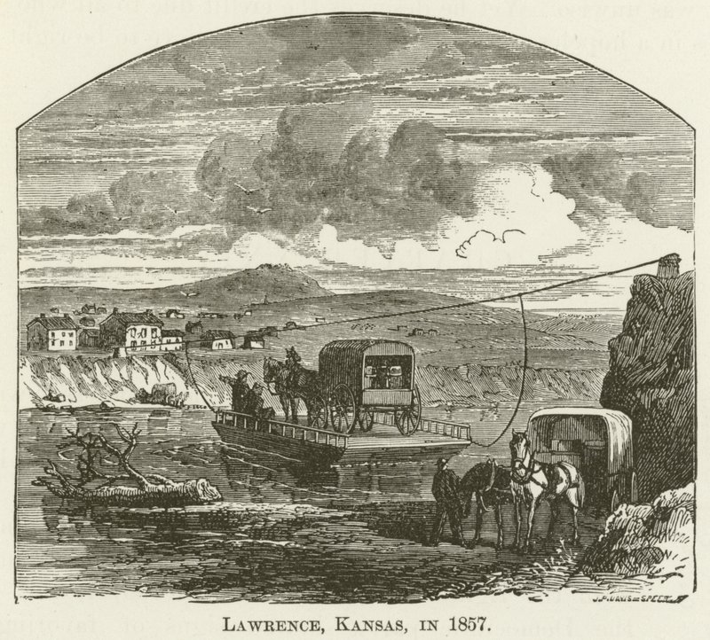 Lawrence, Kansas, in 1857 door English School