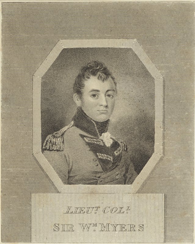 Luitenant-kolonel Sir William Meyers door English School
