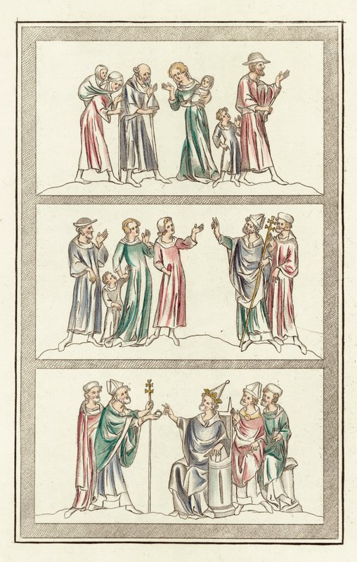 Leven van Thomas Becket door English School