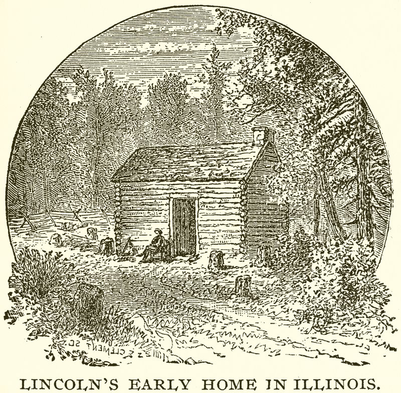 Lincolns vroege huis in Illinois door English School