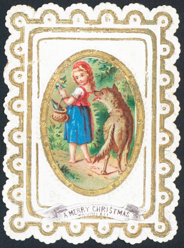Roodkapje, kerstkaart door English School