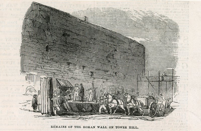 London Wall - Tower Hill door English School