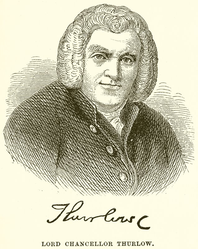 Lord Chancellor Thurlow door English School
