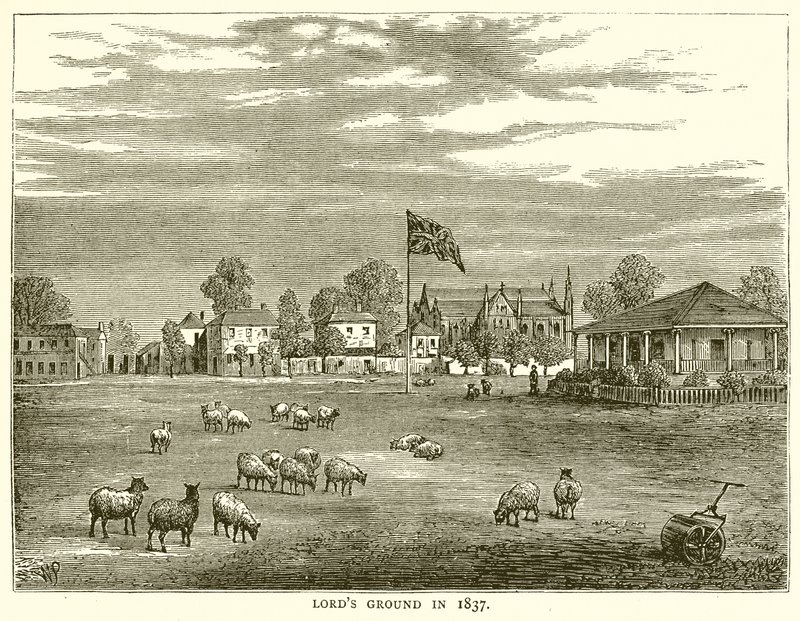 Lords Ground in 1837 door English School