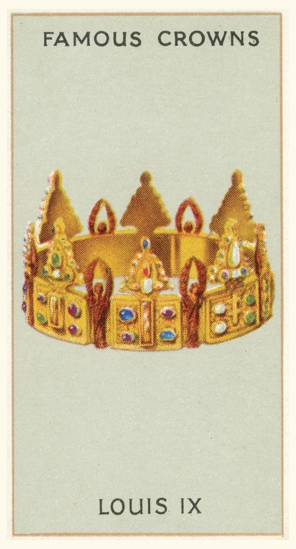 Lodewijk IX (chromolitho) door English School