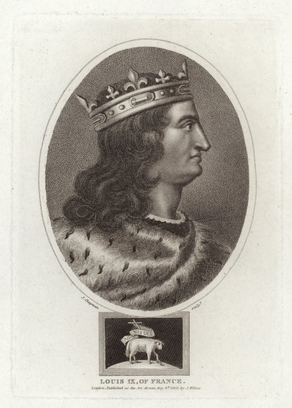 Lodewijk IX van Frankrijk door English School