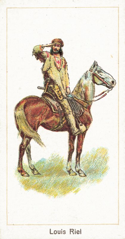 Louis Riel (chromolitho) door English School