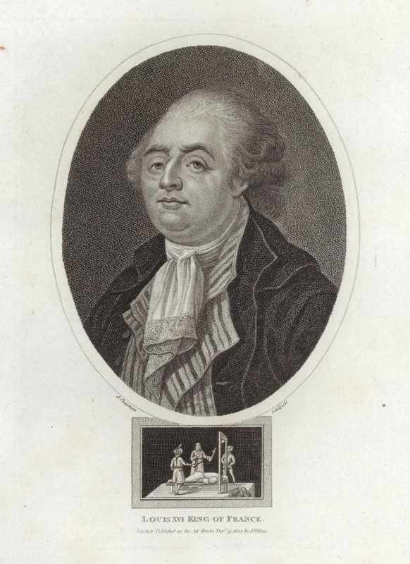 Lodewijk XVI, Koning van Frankrijk door English School