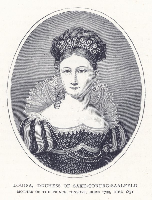 Louisa, Hertogin van Saksen-Coburg-Saalfeld door English School
