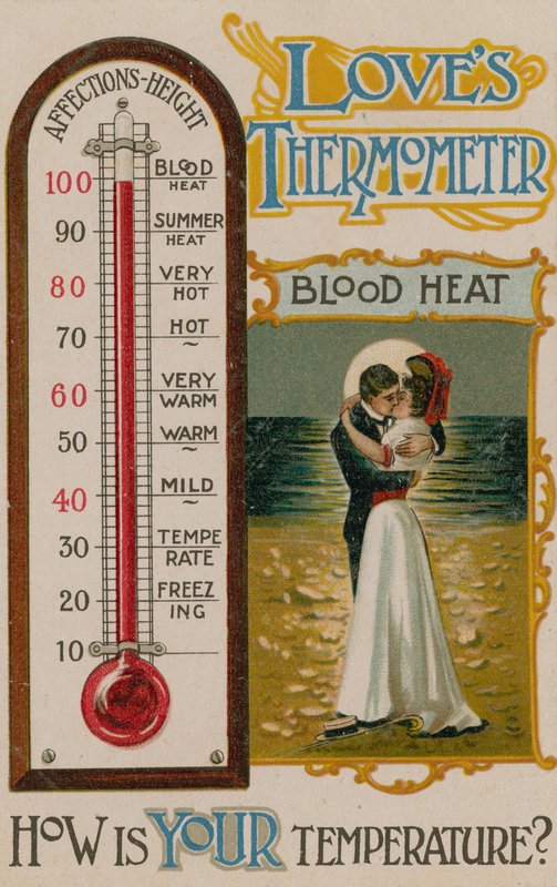 Liefdesthermometer - Hoe is je temperatuur?, 1913 door English School