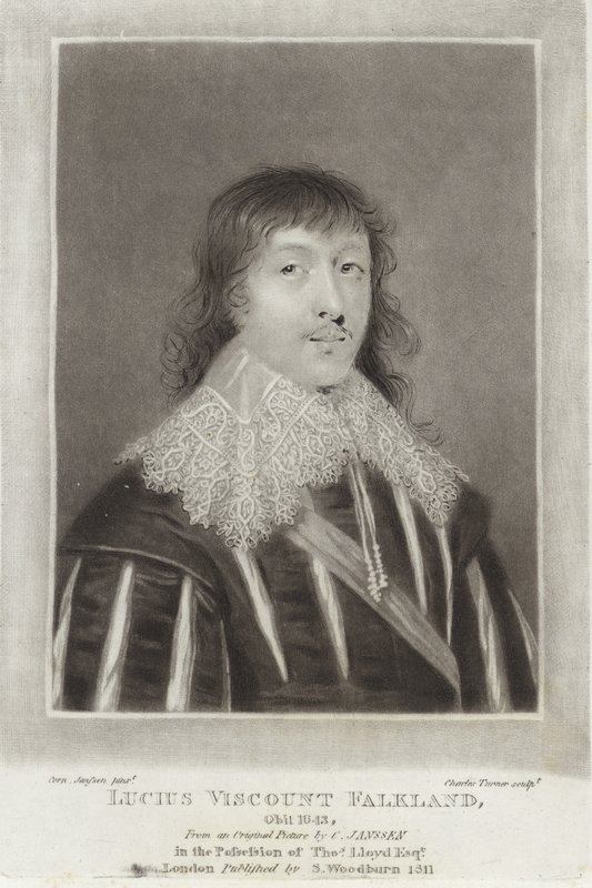 Lucius Burggraaf Falkland door English School