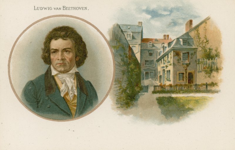 Ludwig van Beethoven, Duitse componist en pianist door English School