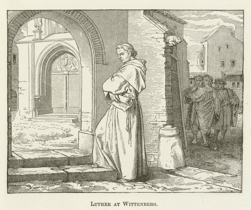 Luther in Wittenberg door English School