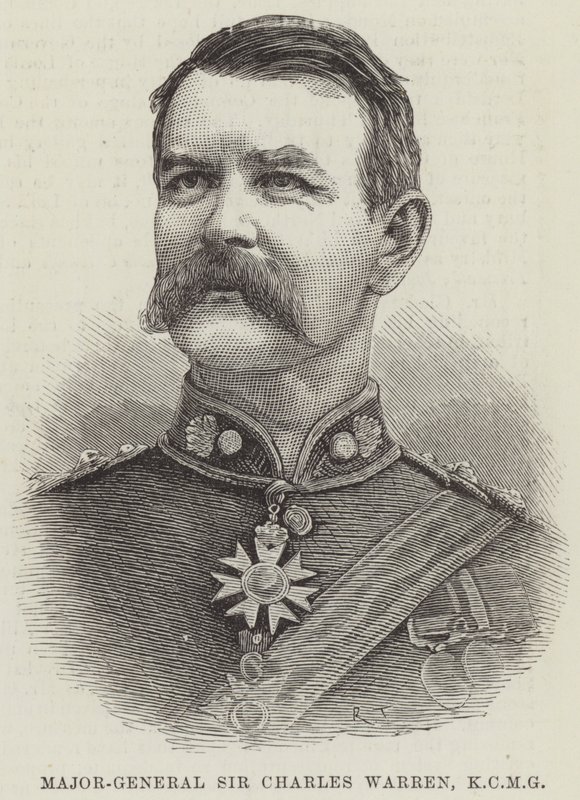 Generaal-majoor Sir Charles Warren, KCMG door English School