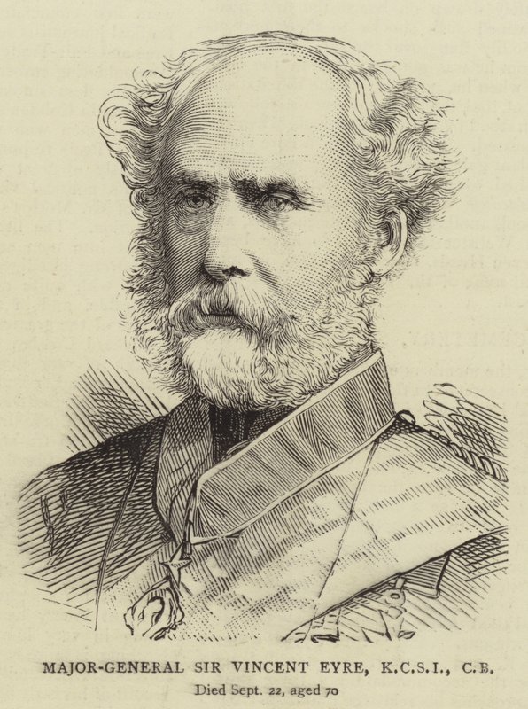 Generaal-majoor Sir Vincent Eyre, KCSI, CB door English School