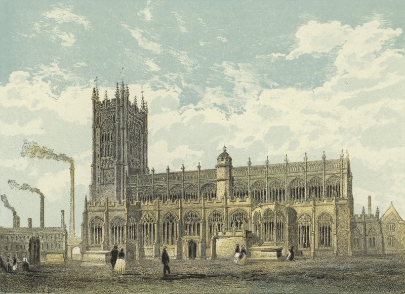 Manchester Kathedraal, Zuidoostelijke Aanblik door English School