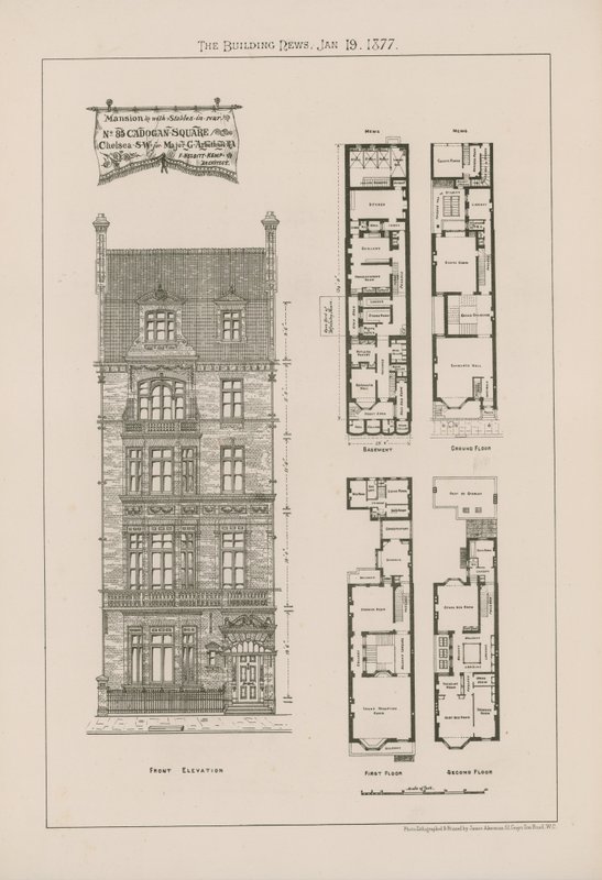 Herenhuis met stallen aan de achterkant door English School