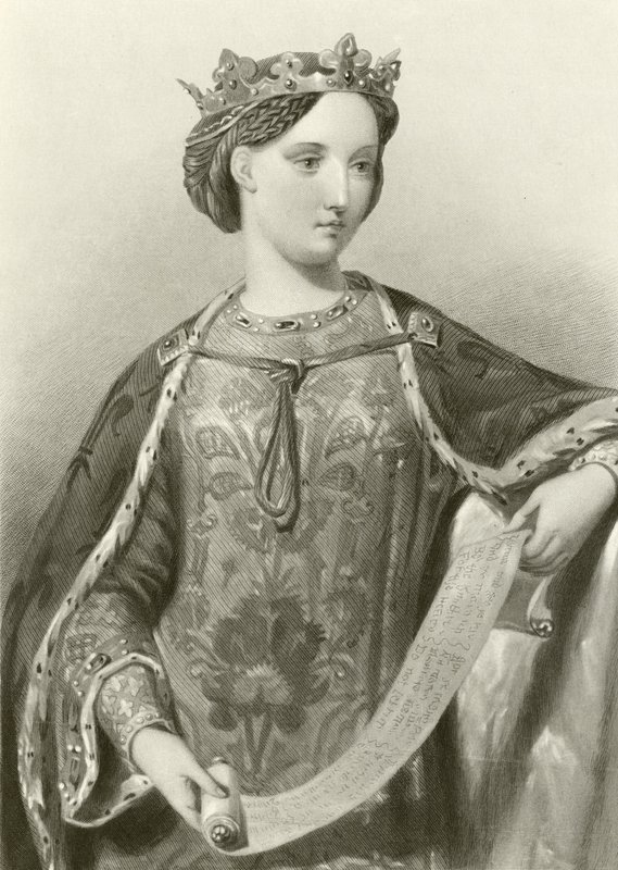 Marguerite van Frankrijk, koningin van koning Edward I door English School
