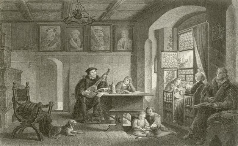 Maarten Luthers huis in Wittenberg door English School
