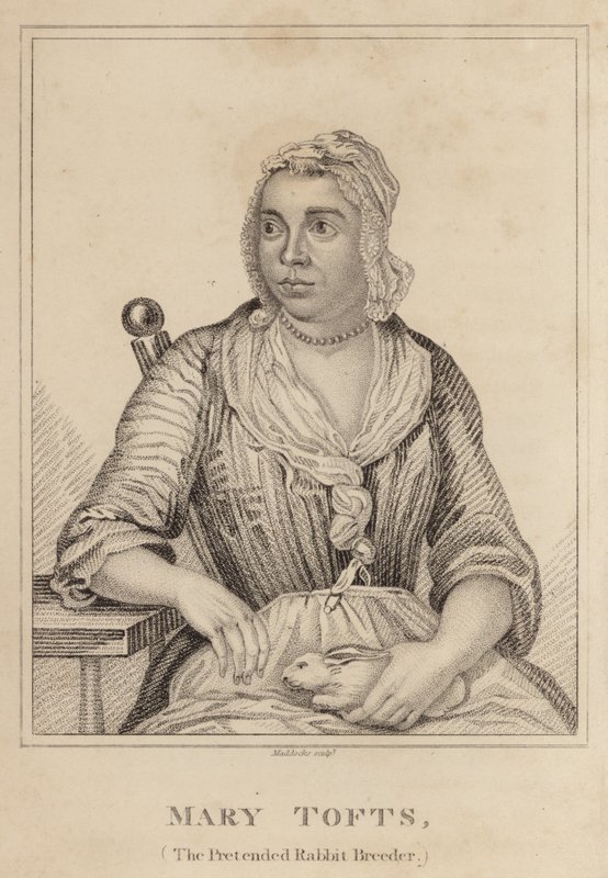 Mary Tofts, De Voorgewende Konijnenfokker door English School