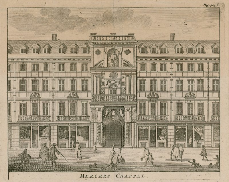 Mercers Chapel, Cheapside, Londen door English School