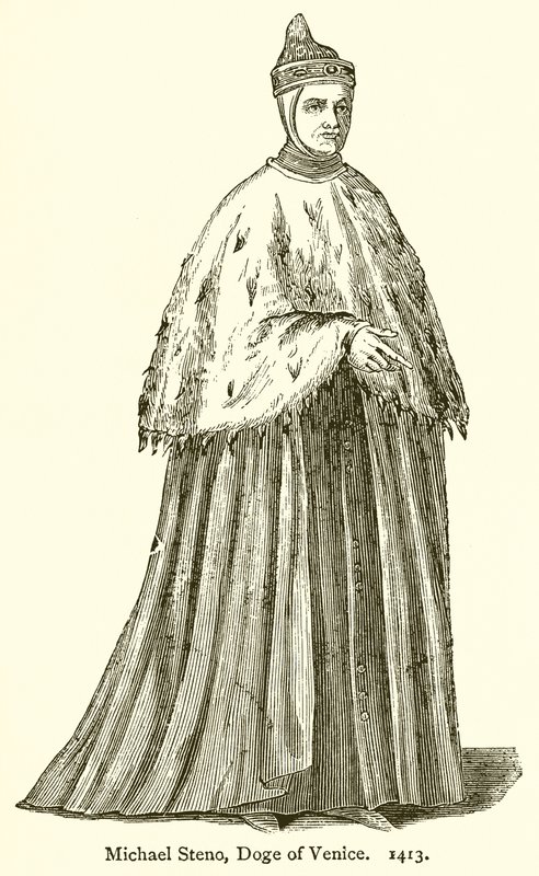 Michael Steno, Doge van Venetië. 1413 door English School