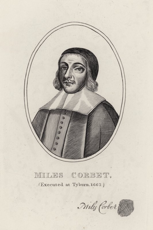 Miles Corbet door English School