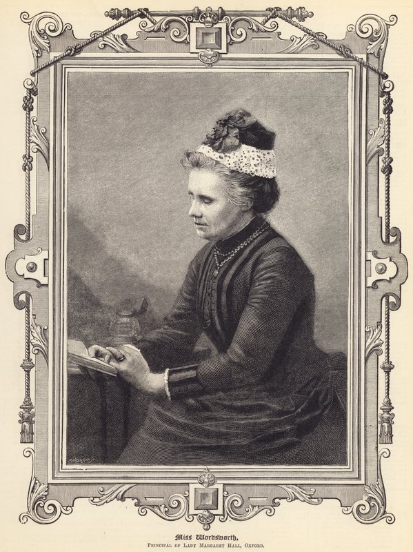 Miss Wordsworth, directeur van Lady Margaret Hall, Oxford door English School
