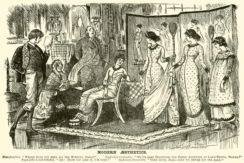 Moderne Esthetiek (gravure) door English School