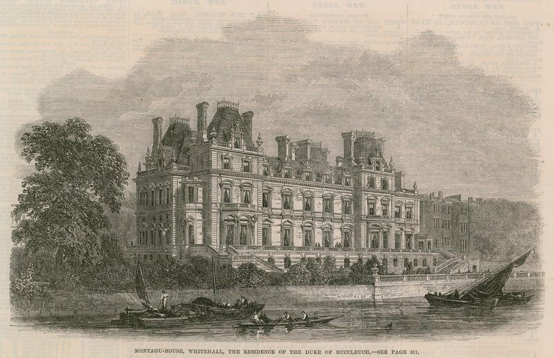 Montagu House in Whitehall door English School