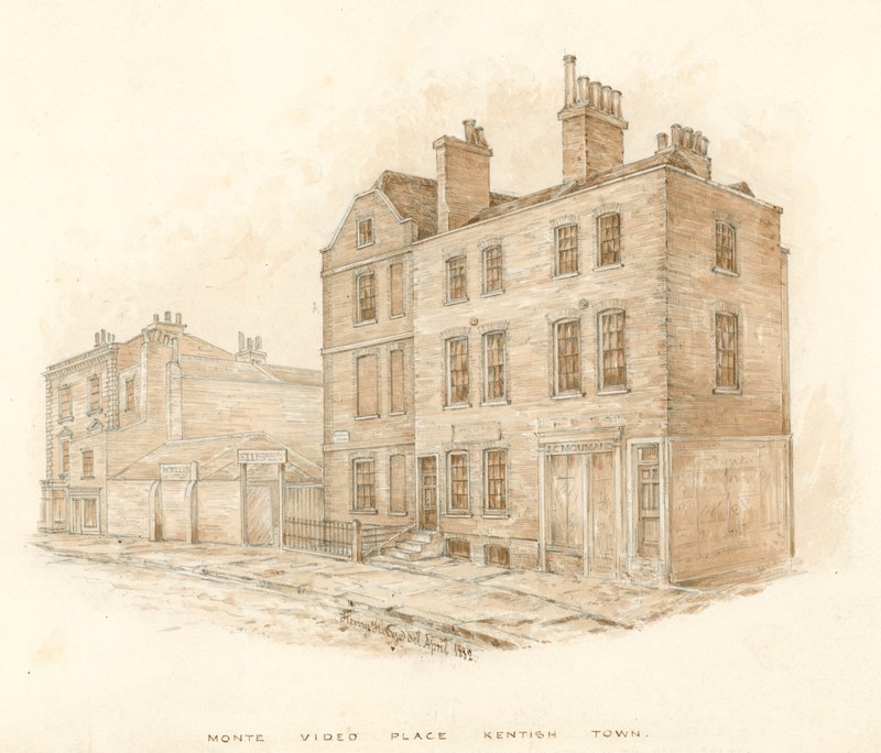 Monte Video Place, Kentish Town, Londen door English School