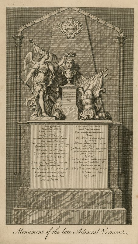 Monument van Admiraal Edward Vernon door English School