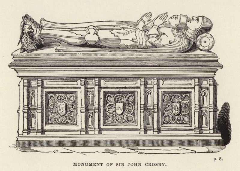Monument van Sir John Crosby door English School