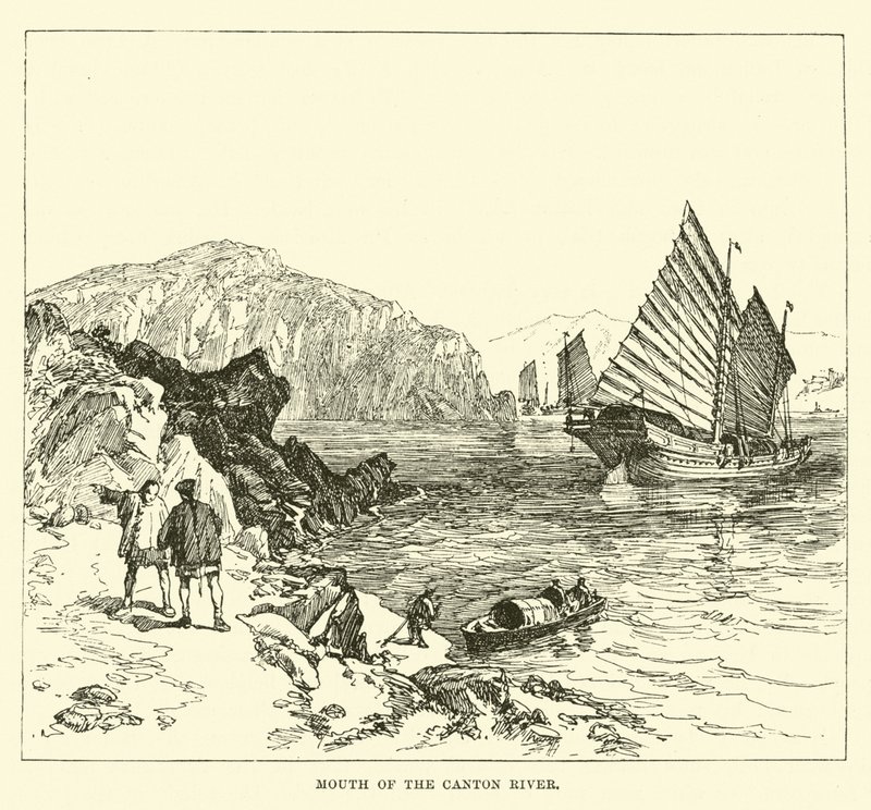 Monding van de Canton-rivier door English School