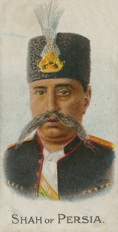 Mozaffar ad-Din, sjah van Perzië door English School