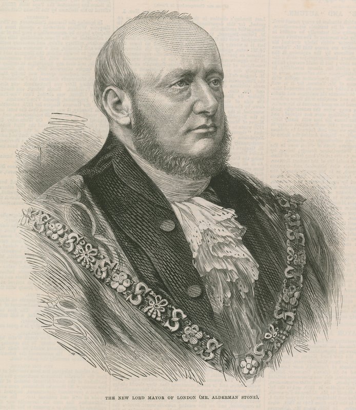Wethouder Stone, de nieuwe Lord Mayor van Londen door English School