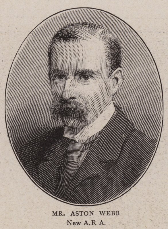 Mr Aston Webb door English School