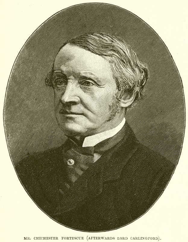 Mr. Chichester Fortescue (later Lord Carlingford) door English School